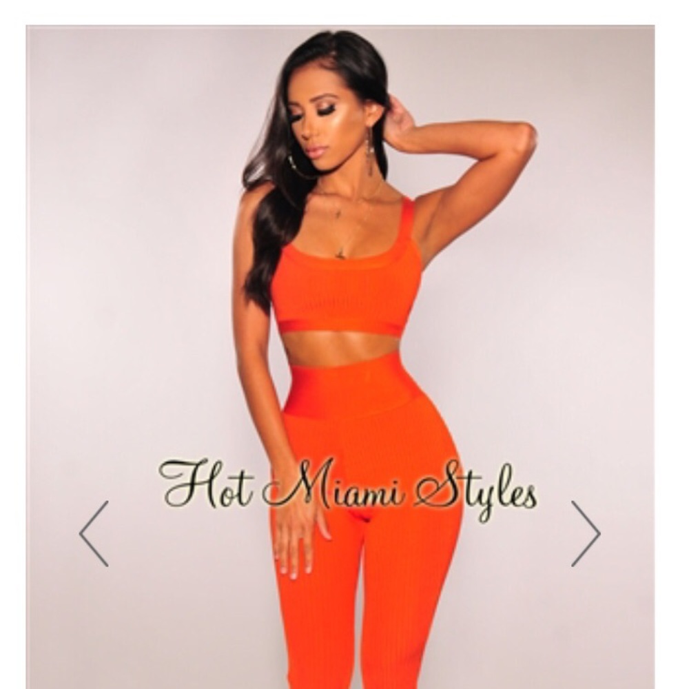 Hot Miami Styles orange set 🔥 Kylie Jenner